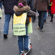 Manif éducation 17 janvier 2009 à Paris
