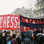 ENS/EHESS, manif parisienne 10/02/09 (2)
