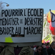 panneau école