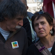 Pierre Marsaleix (FSU) et Annick Coupé (Sud)