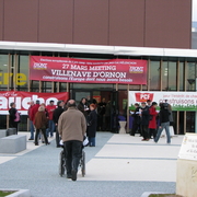 entrée du meeting