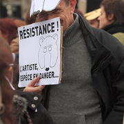 Manifestation pour la défense de la Culture