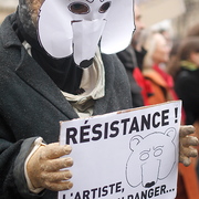 Manifestation pour la défense de la Culture