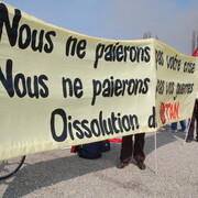 Champ de foire, quartier portuaire, avant la manif et le gazage...