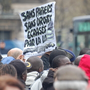 sans papiers soutenant les soutiens
