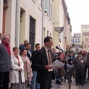 Présentation des candidats à Marseille 08 04 09