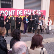 Présentation des candidats à Marseille 08 04 09