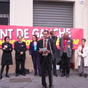 Présentation des candidats à Marseille 08 04 09