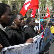Rassemblement CGT sans papiers - Paris 15/04/0909