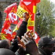 Rassemblement CGT sans papiers - Paris 15/04/0909