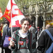 Dante Bassino (PCF Paris) au rassemblement CGT sans papiers