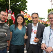 Raquel Garrido et Bruno Piriou