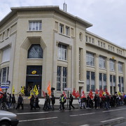 Manif France Télécom Caen 10 octobre 2009