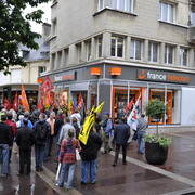 Manif France Télécom Caen 10 octobre 2009