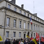 Manif France Télécom Caen 10 octobre 2009