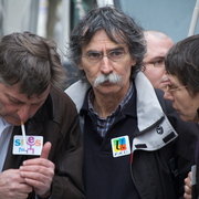 Pierre Marsaleix (FSU) et M.-D. Odent (Snes)