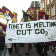 Copenhague, militants pro-Tibet