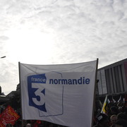 Caen, banderole France 3 Basse Normandie