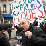 Manif fonction publique 21 janvier 2010 - Gérard Aschieri - FSU