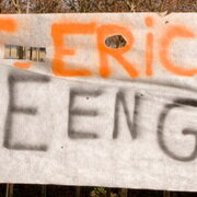 ST Ericsson en grève, banderole