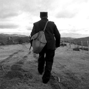 facteur rural dans tenue années 70