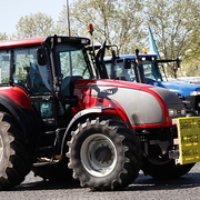 Manif des paysans en tracteur à Paris
