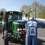 Manif des paysans en tracteur à Paris