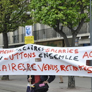 Caen, banderole AC!14
