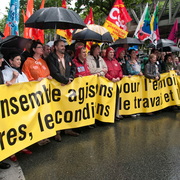 Tête de manif à Paris