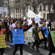 Pas de bébés à la consigne, manif Paris 11 mars 2010-15