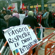 à Nevers contre l'assaut israëlien sur la flotille de la paix