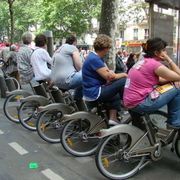la manifestation en vélo