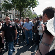 Entrée de Bernard THIBAULT (CGT)