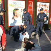 Interpellation musclée