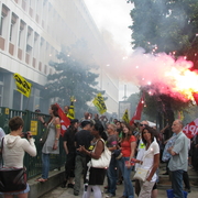 devant la direction