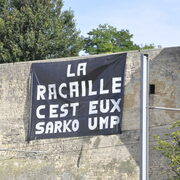 Caen, la racaille c'est eux Sarko UMP