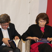J-L Mélenchon et D. Mitterrand