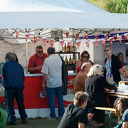 Au bar du stand 78
