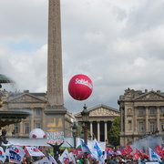 Rassemblement place de la Concorde