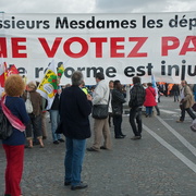 Rassemblement place de la Concorde