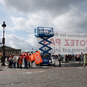 Rassemblement place de la Concorde