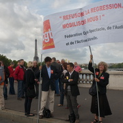 Rassemblement place de la Concorde