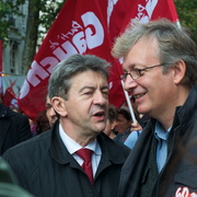 Pierre Laurent et Jean-Luc Mélenchon