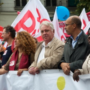 Gérard Filoche et Harlem Désir