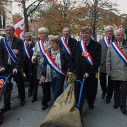 Marche des élus vers l'Elysée
