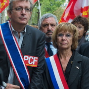Pierre Laurent et Nicole Borvo-Cohen-Seat