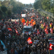 AUXERRE - 12/10/2010 - CORTEGE