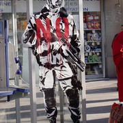 Non à la guerre en IRAK, manifestation à PARIS
