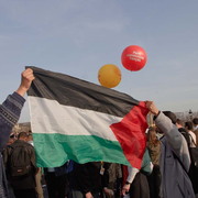 Contre la guerre en IRAK, manifestation à PARIS
