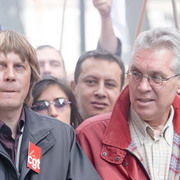 Manifestation à Paris pour la sauvegarde du régime de retraite